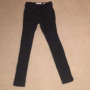 black hollister jeans